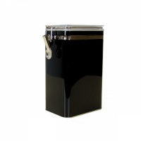 Black Airtight Tea Storage Tin 500g